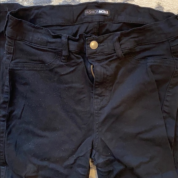 Fashion nova black jeggings - Picture 2 of 4